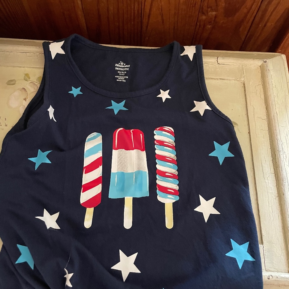 Cute, patriotic tank